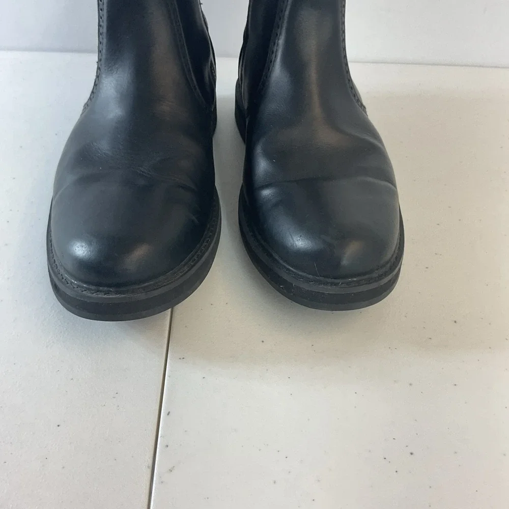 Timberland‎ Squall Canyon WP Chelsea Zip Boots Men's 11.5 Black Leather A297A